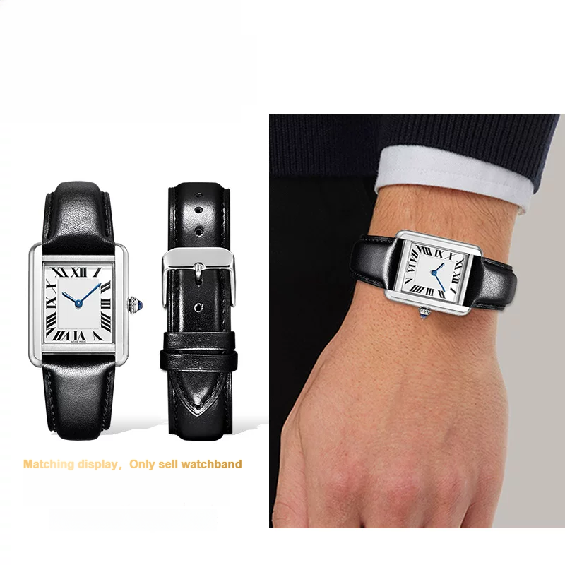 Men'S Accessories Cartier - Correa de reloj de cuero genuino