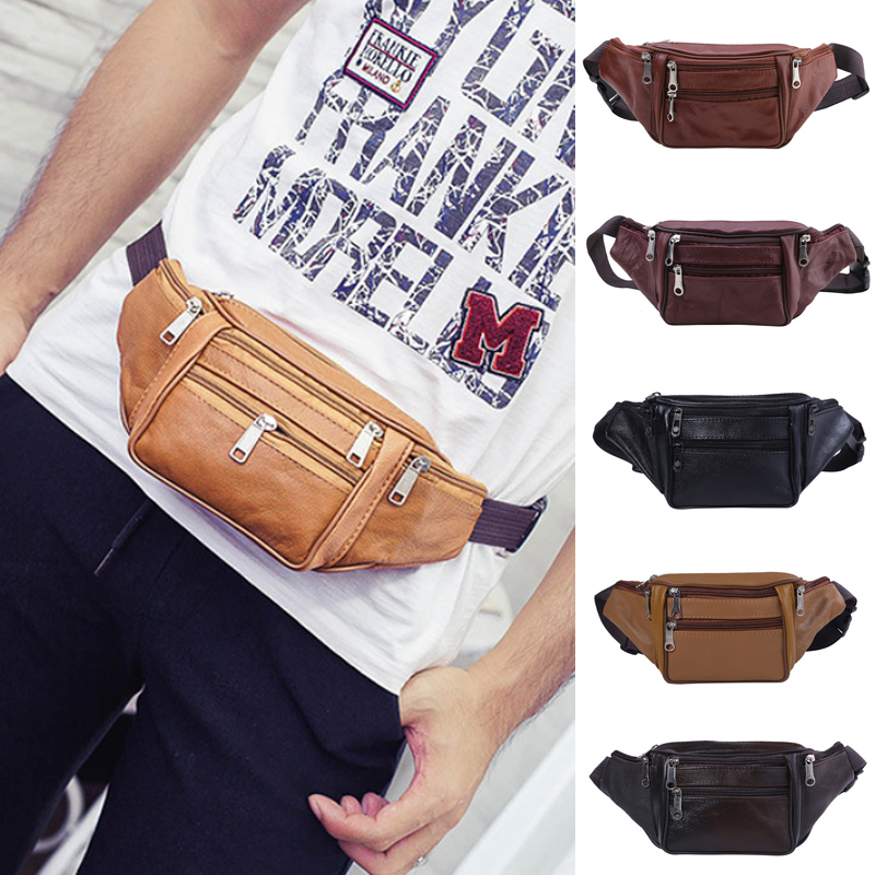 Riñoneras de cuero genuino par - Travel Organizer Men reseña y precio