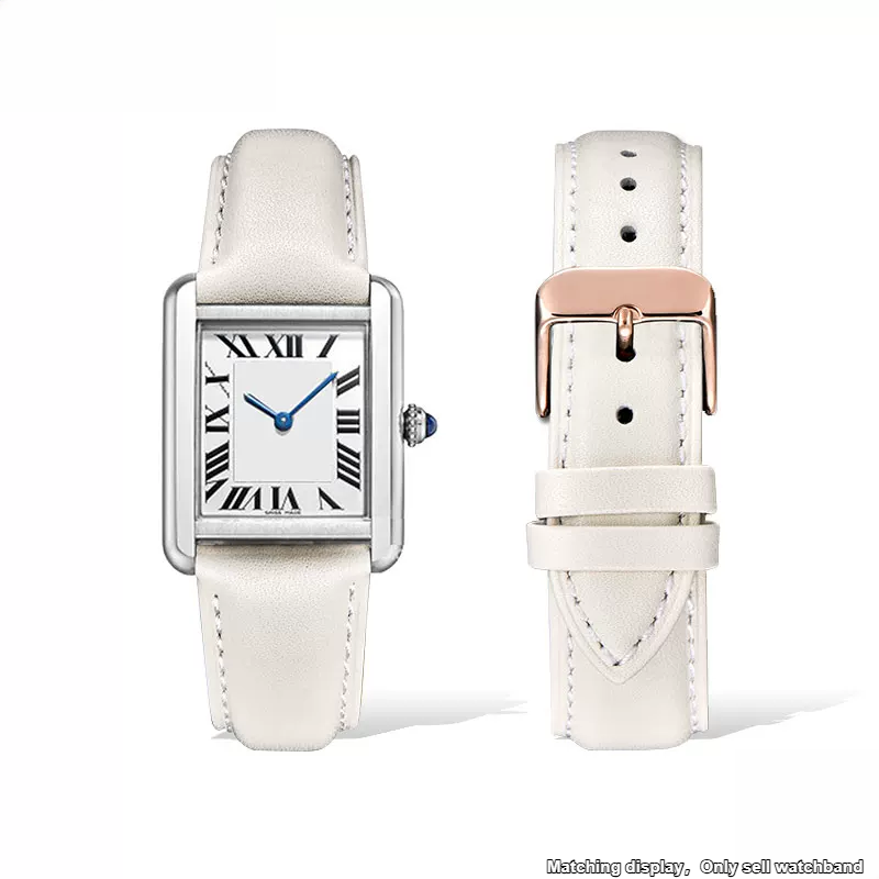Correa de reloj de cuero genui - Men'S Accessories Cartier reseña y precio