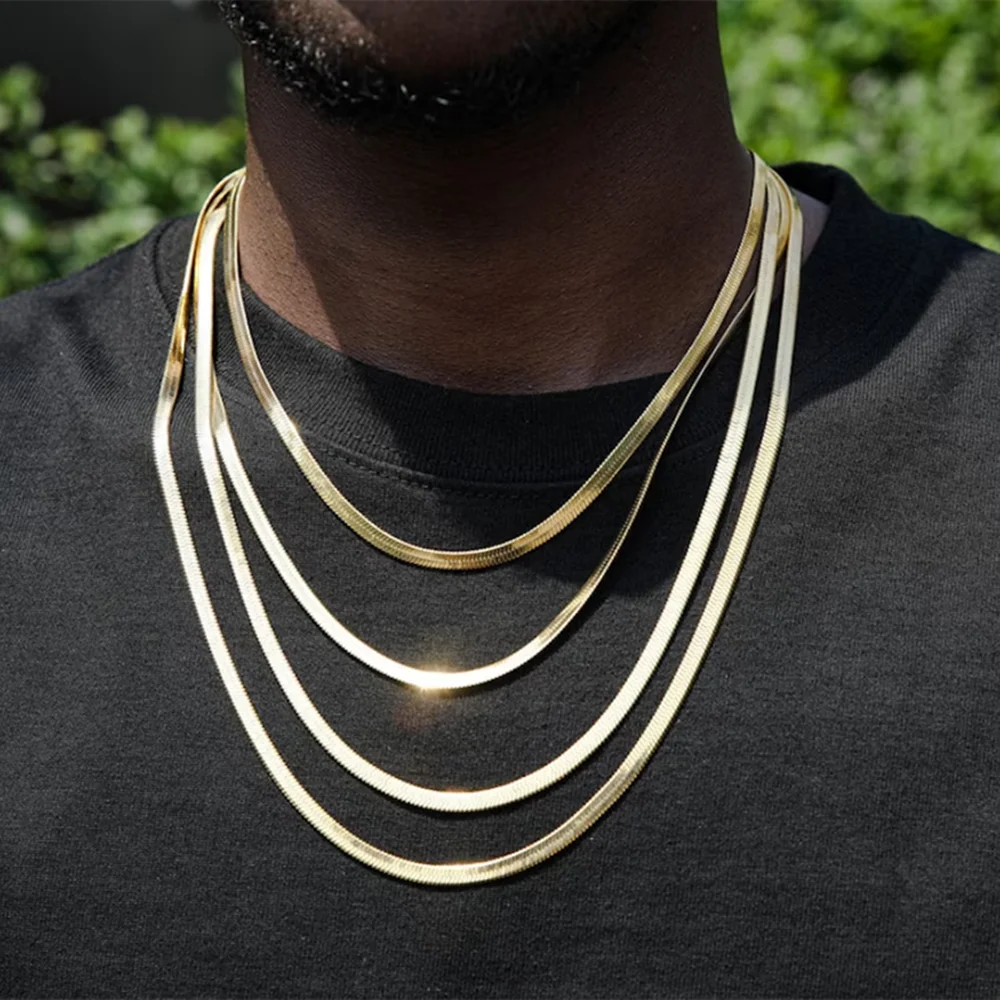 Collar de cadena de serpiente  - Men Accessories Neck Chain reseña y precio